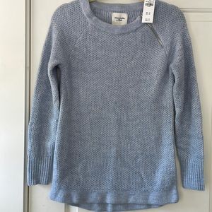Abercrombie and Fitch ladies light blue sweater